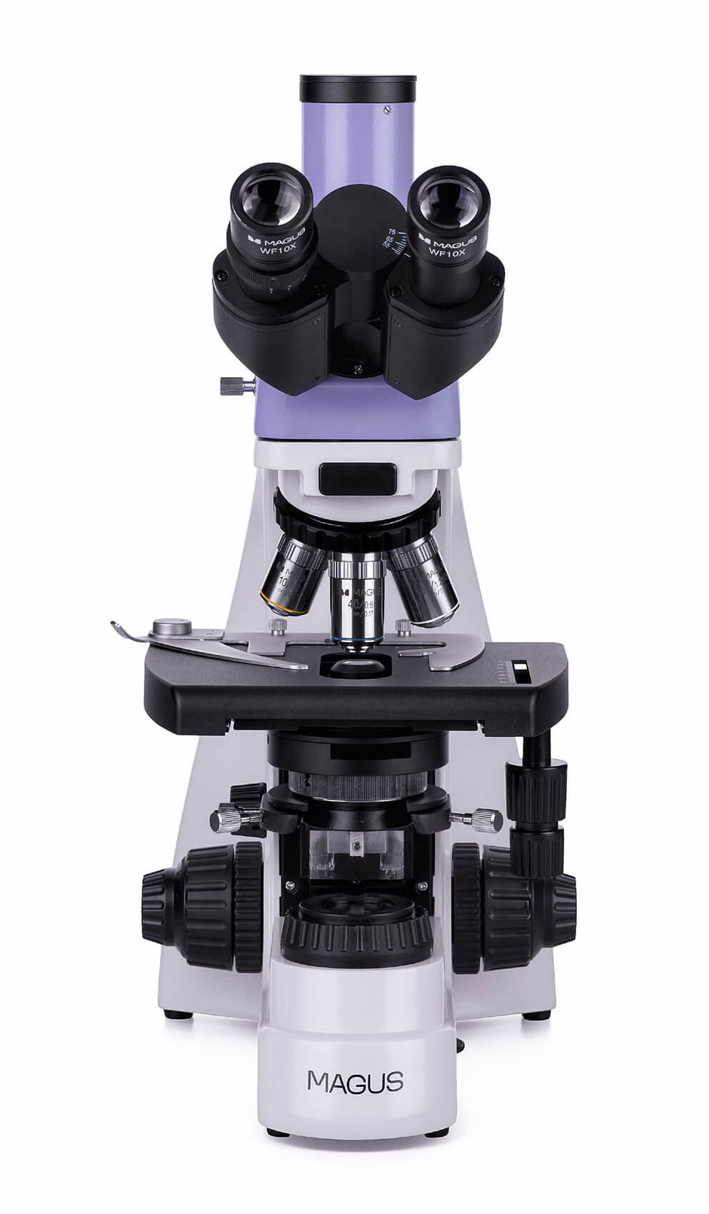 Biologický trinokulárny mikroskop MAGUS Bio 230TL stolík